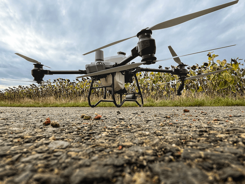 Testování aplikačního dronu v terénu