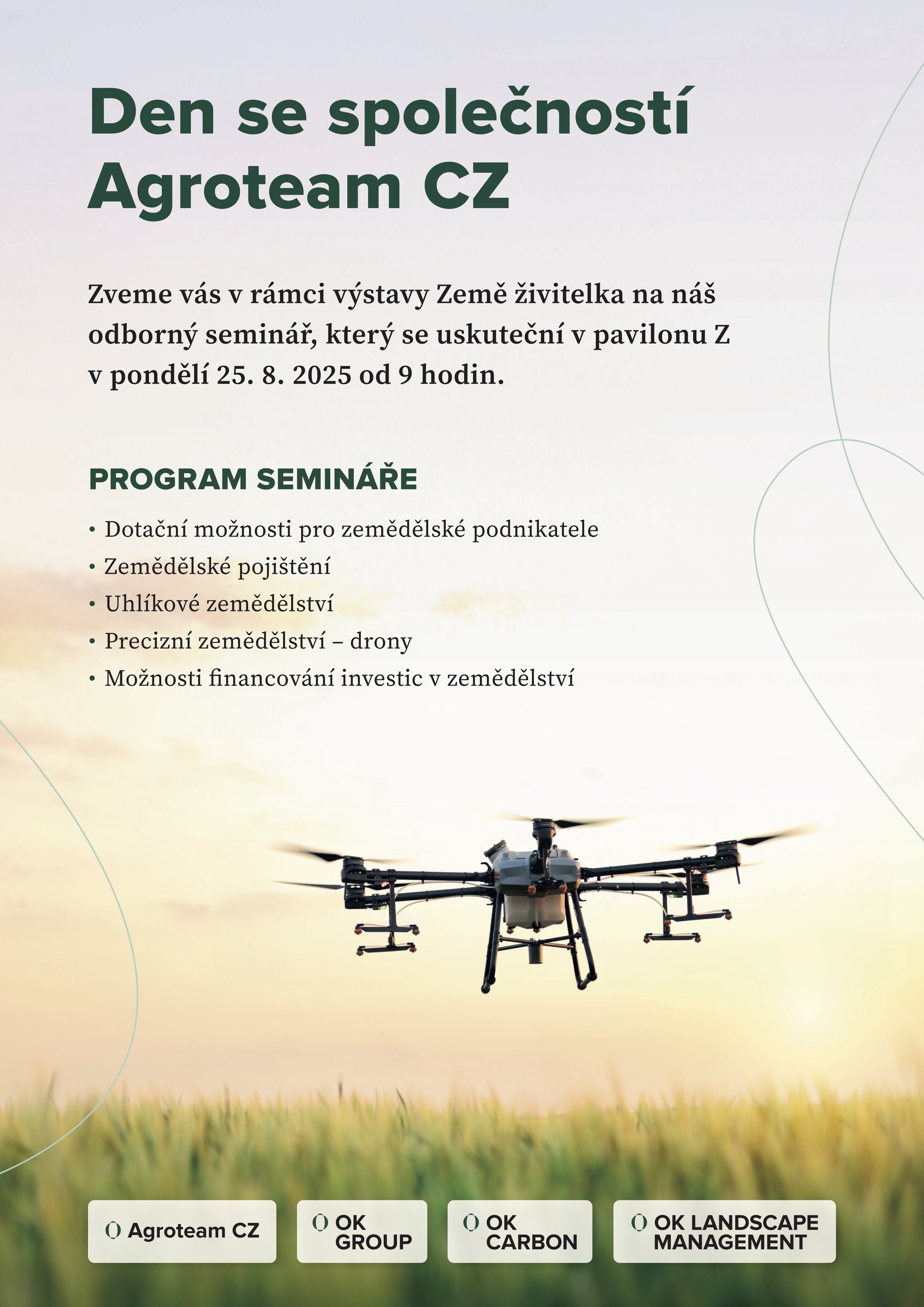Země živitelka 2025: Program semináře